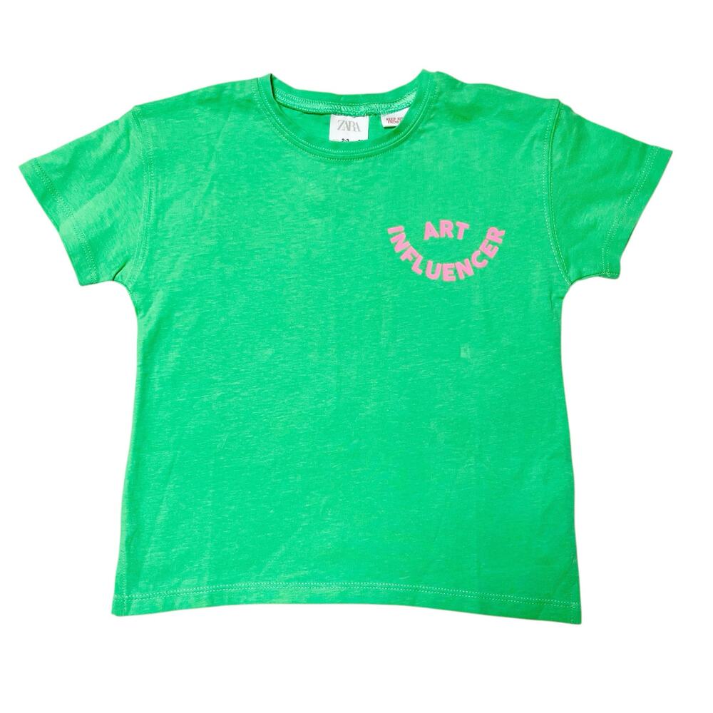 NEW Zara Art Influencer Graphic Tee Size 2/3